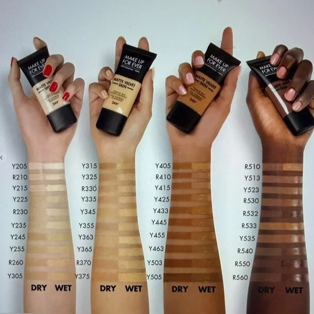 Makeup Forever Matte Velvet Skin Foundation - Warm Beige Tone Y463 - NEVER USED
